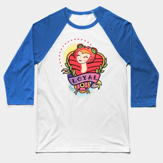 Teela Tattoo Baseball T-Shirt by LADYLOVE